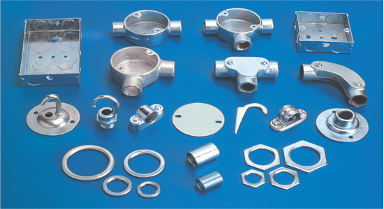 Galvanized GI Steel Conduit Fittings